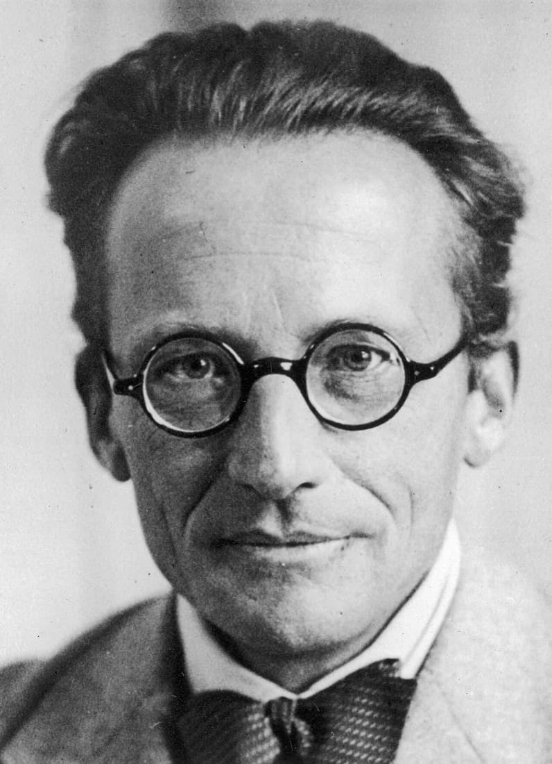 Portrait of Erwin Schrödinger in 1933